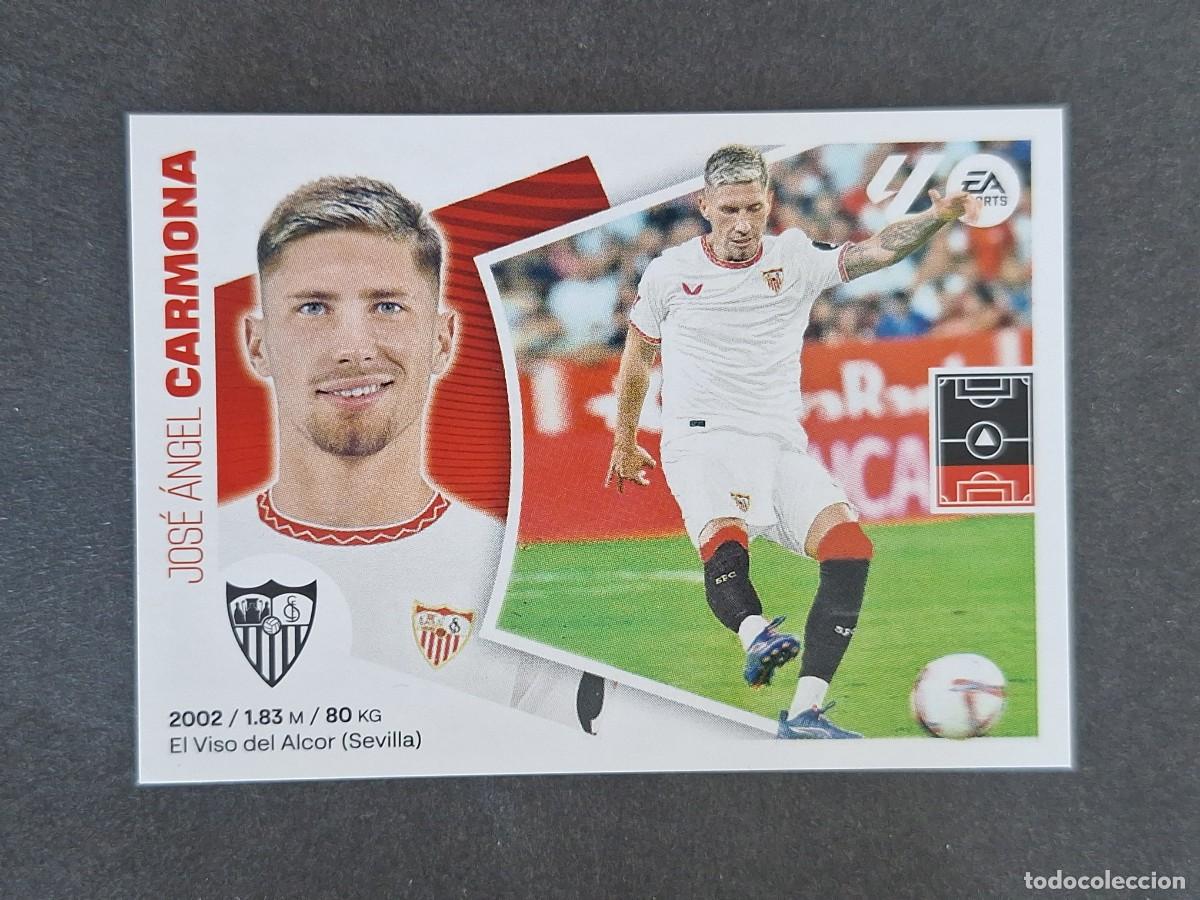 Cromos de f&uacute;tbol: L4 CARMONA SEVILLA F. C. COLOCA LIGA ESTE 2024 2025 24 25 NUNCA PEGADO SIN PEGAR