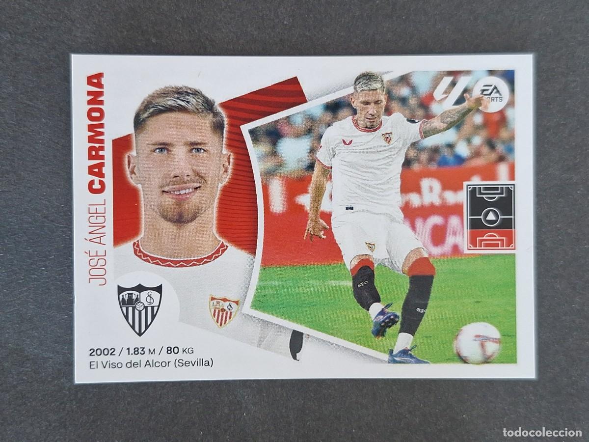 Cromos de f&uacute;tbol: L4 CARMONA SEVILLA F. C. COLOCA LIGA ESTE 2024 2025 24 25 NUNCA PEGADO SIN PEGAR