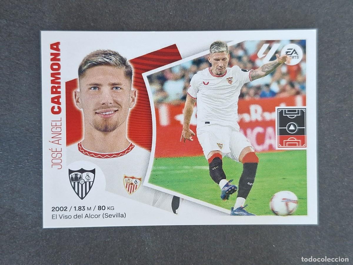 Cromos de f&uacute;tbol: L4 CARMONA SEVILLA F. C. COLOCA LIGA ESTE 2024 2025 24 25 NUNCA PEGADO SIN PEGAR
