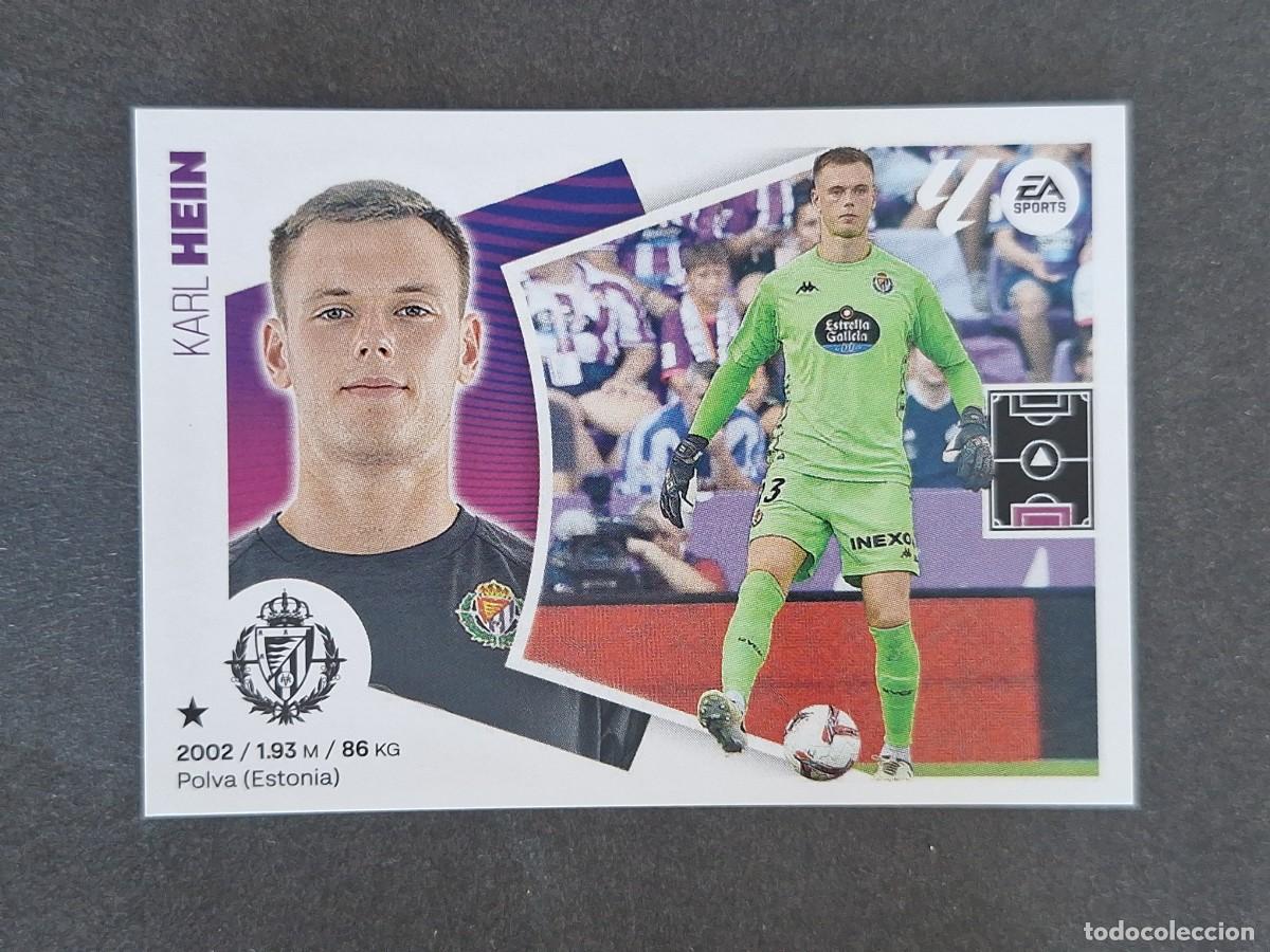 Cromos de f&uacute;tbol: L4 HEIN REAL VALLADOLID COLOCA LIGA ESTE 2024 2025 24 25 NUNCA PEGADO SIN PEGAR