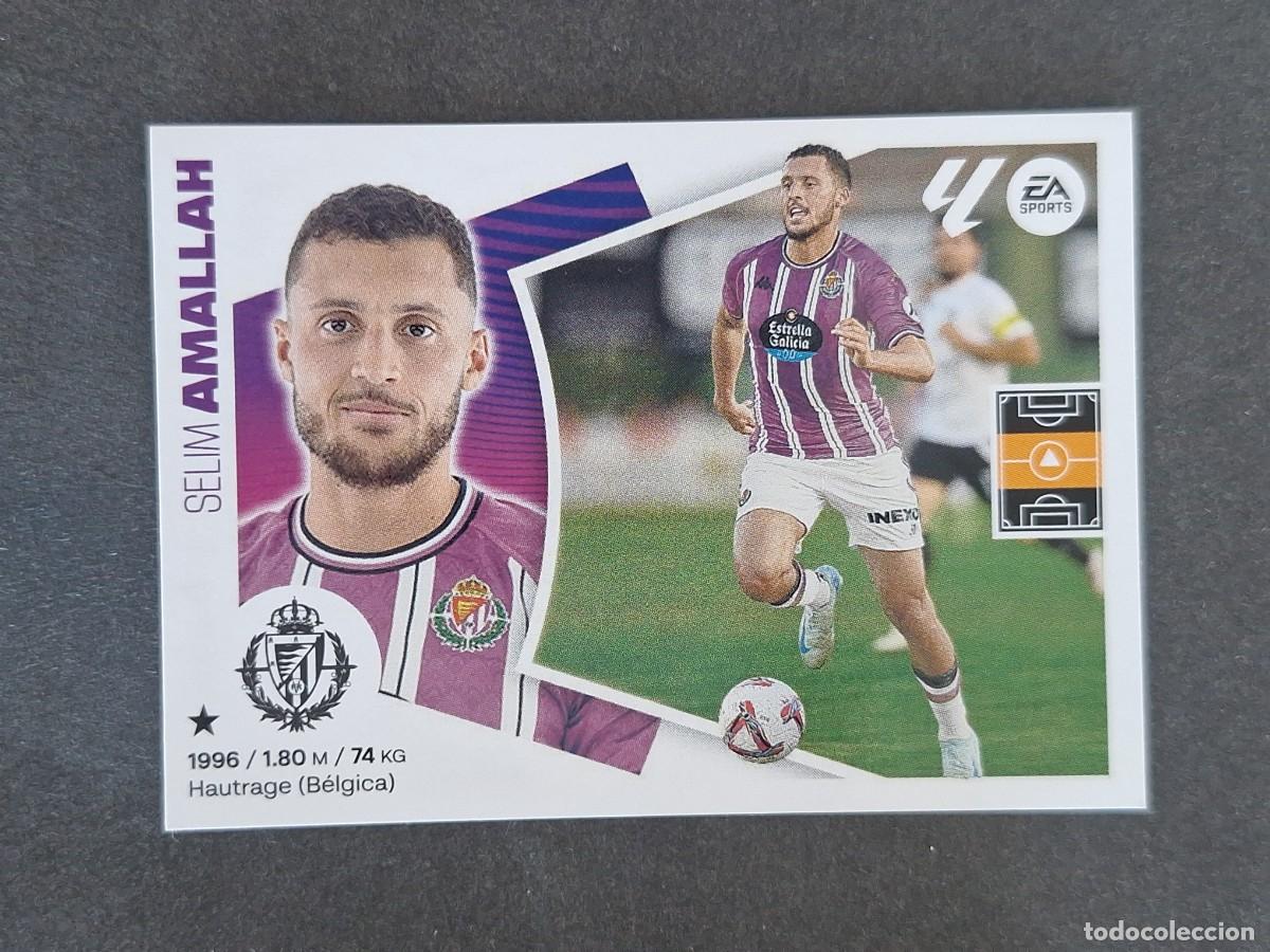Cromos de f&uacute;tbol: L4 AMALLAH REAL VALLADOLID COLOCA LIGA ESTE 2024 2025 24 25 NUNCA PEGADO SIN PEGAR