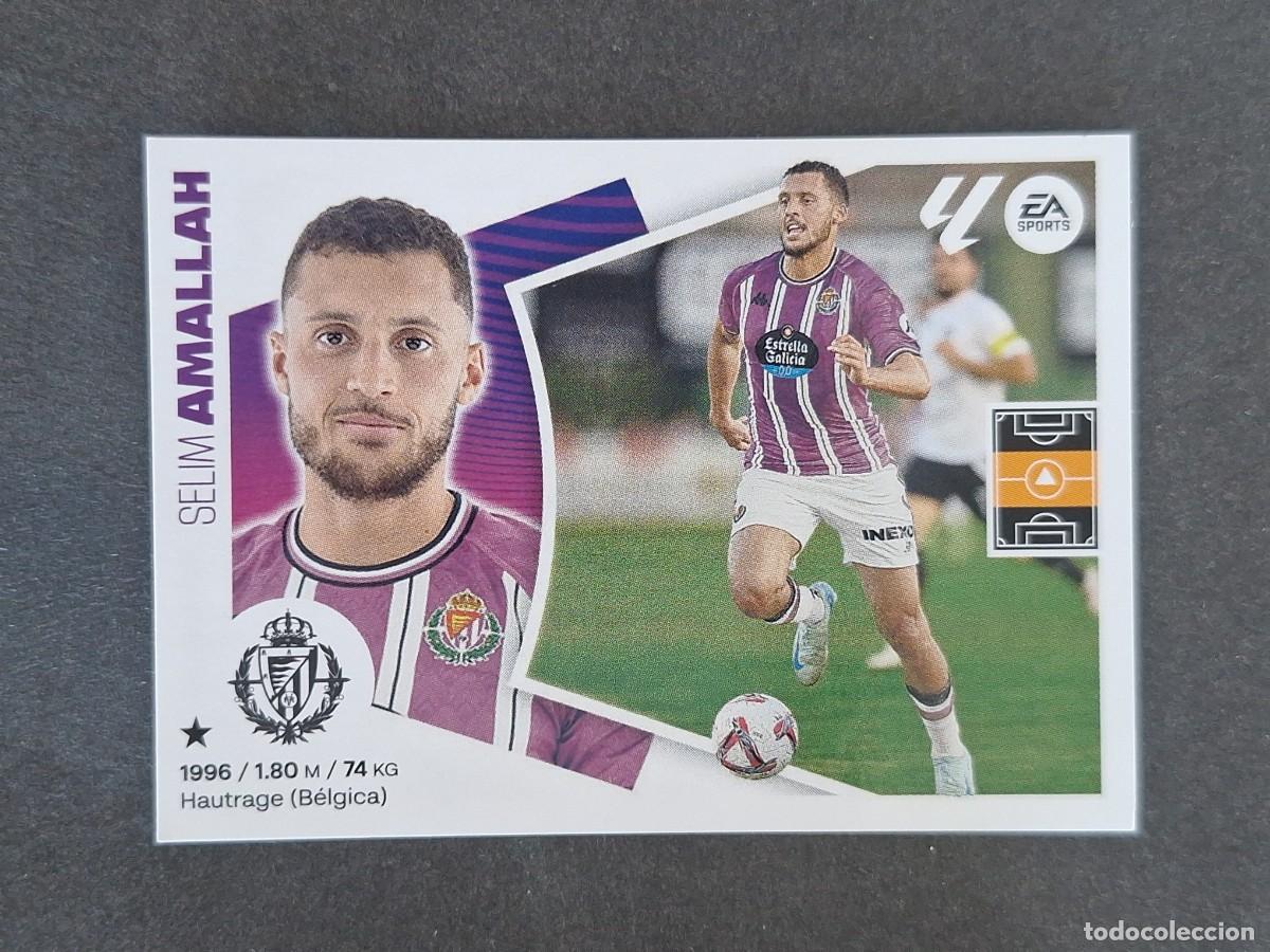 Cromos de f&uacute;tbol: L4 AMALLAH REAL VALLADOLID COLOCA LIGA ESTE 2024 2025 24 25 NUNCA PEGADO SIN PEGAR