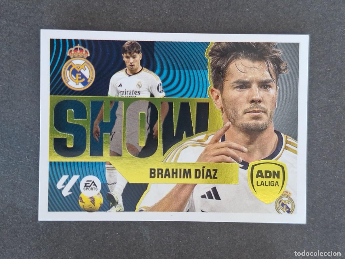Cromos de Futebol: L4 BRAHIM DIAZ REAL MADRID ADN SHOW LIGA ESTE 2024 2025 24 25 NUNCA PEGADO SIN PEGAR