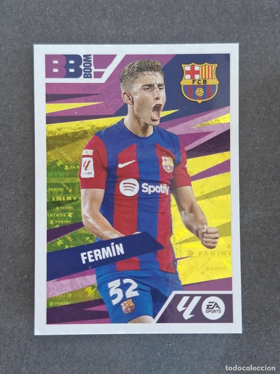 Cromos de f&uacute;tbol: L4 FERMIN F. C. BARCELONA BB BOOM LIGA ESTE 2024 2025 24 25 NUNCA PEGADO SIN PEGAR