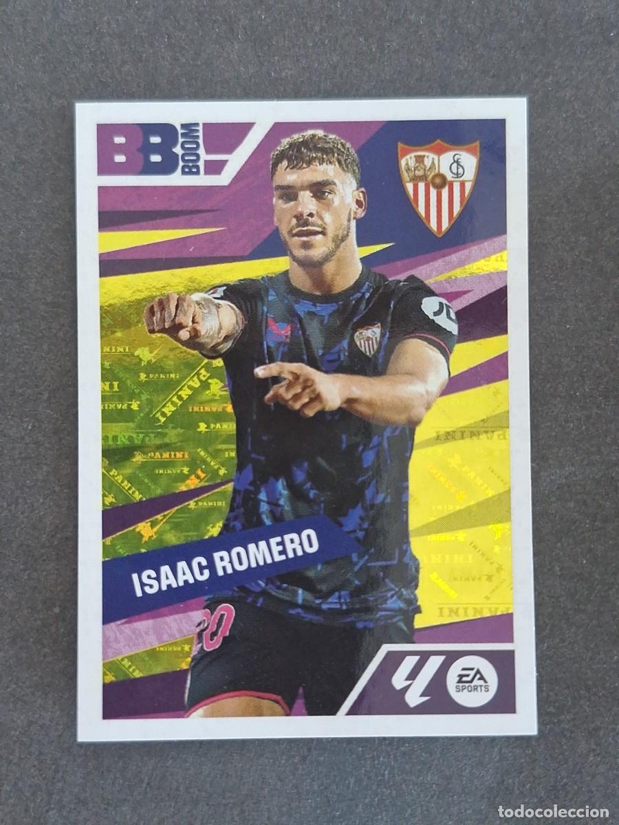 Cromos de f&uacute;tbol: L4 ISAAC ROMERO SEVILLA F. C. BB BOOM LIGA ESTE 2024 2025 24 25 NUNCA PEGADO SIN PEGAR