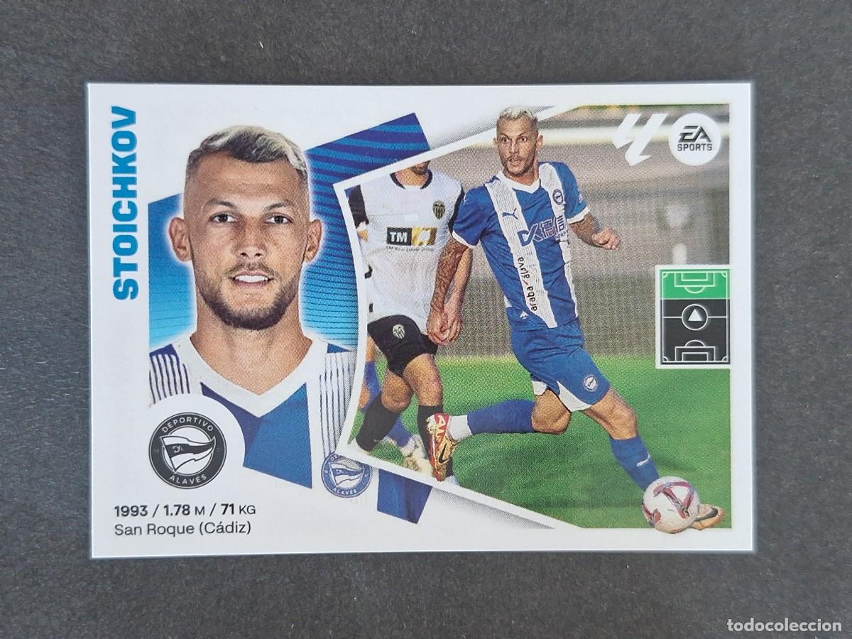 Cromos de f&uacute;tbol: L4 STOICHKOV DEPORTIVO ALAVES FICHAJE 5 LIGA ESTE 2024 2025 24 25 NUNCA PEGADO SIN PEGAR