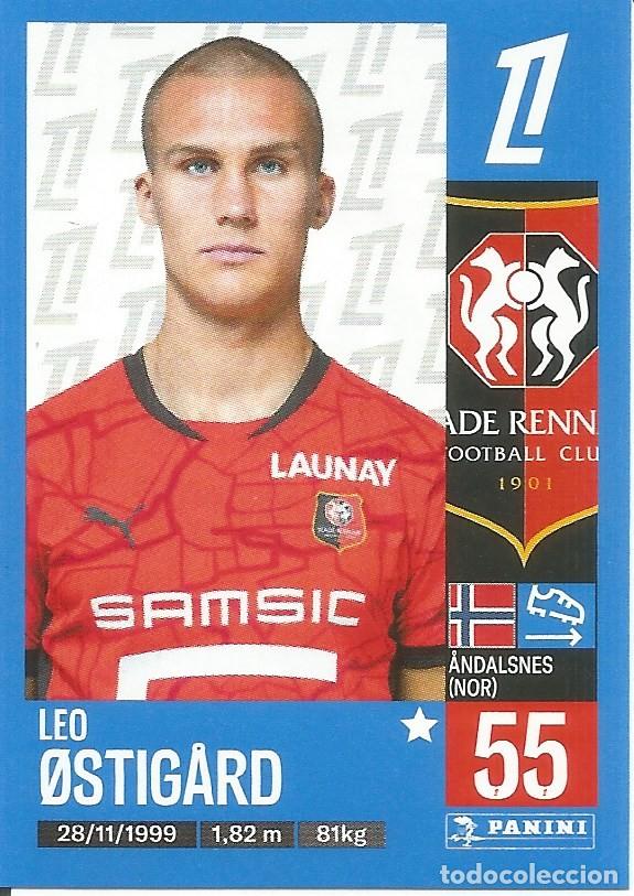 Cromos de f&uacute;tbol: Cromo n&ordm; 410 - Leo &Oslash;stig&aring;rd - Stade Rennes - Foot 2024 2025 - Ligue 1 McDonald's (Panini) - UNFP