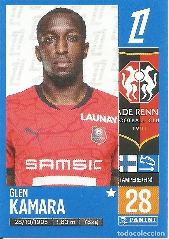 Cromos de f&uacute;tbol: Cromo n&ordm; 419 - Glen Kamara - Stade Rennes - Foot 2024 2025 - Ligue 1 McDonald's (Panini) - UNFP