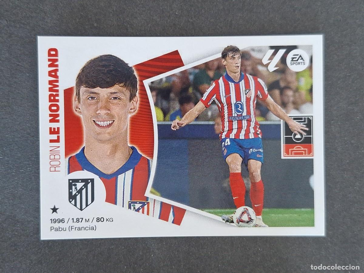 Cromos de f&uacute;tbol: L4 LE NORMAND ATLETICO DE MADRID FICHAJE 23 LIGA ESTE 2024 2025 24 25 NUNCA PEGADO SIN PEGAR