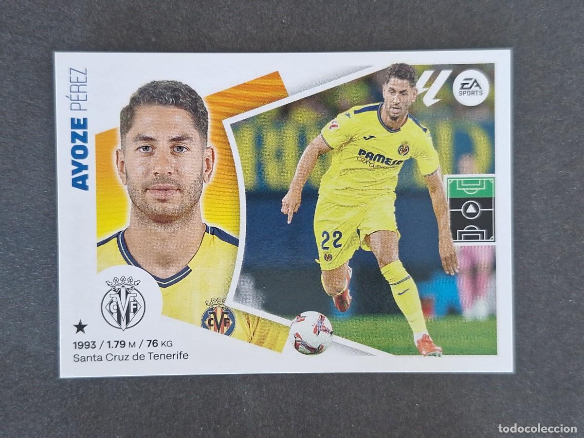 Cromos de f&uacute;tbol: L4 AYOZE VILLARREAL C. F. FICHAJE 28 LIGA ESTE 2024 2025 24 25 NUNCA PEGADO SIN PEGAR