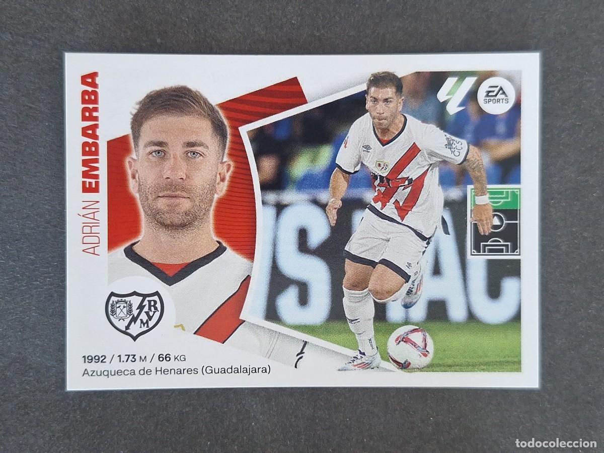 Cromos de f&uacute;tbol: L4 EMBARBA RAYO VALLECANO FICHAJE 31 LIGA ESTE 2024 2025 24 25 NUNCA PEGADO SIN PEGAR