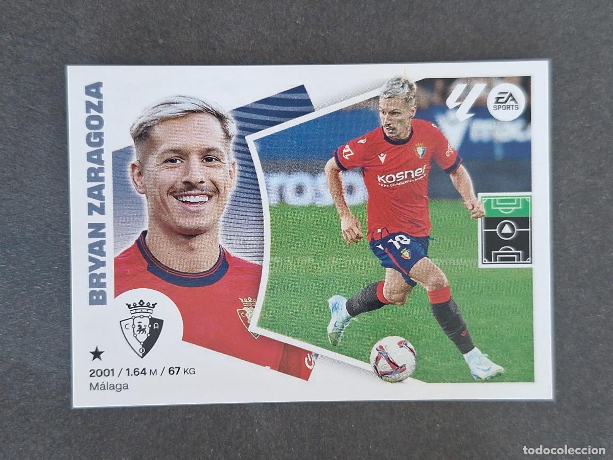 Cromos de f&uacute;tbol: L4 BRYAN ZARAGOZA C. A. OSASUNA FICHAJE 32 LIGA ESTE 2024 2025 24 25 NUNCA PEGADO SIN PEGAR