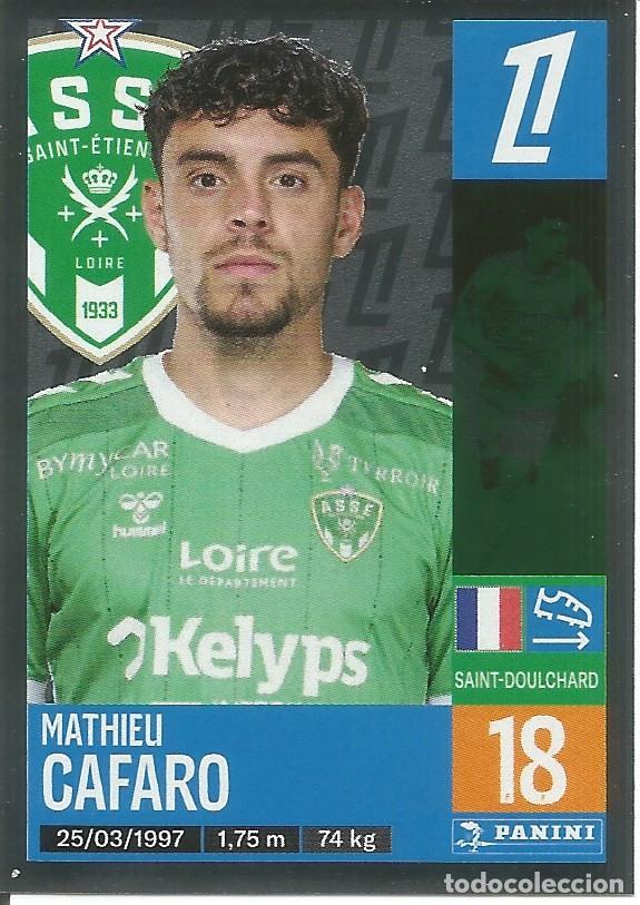 Cromos de f&uacute;tbol: Cromo n.&ordm; 448 - Mathieu Cafaro - Saint-&Eacute;tienne - Foot 2024 2025 - Ligue 1 McDonald's (Panini) - UNFP
