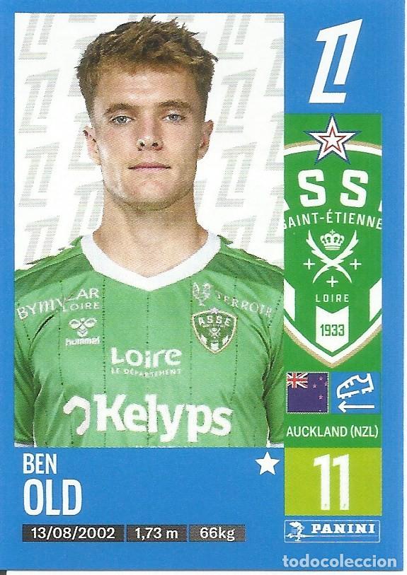 Cromos de f&uacute;tbol: Cromo n.&ordm; 457 - Ben Old - ASSE Saint-&Eacute;tienne - Foot 2024 2025 - Ligue 1 McDonald's (Panini) - UNFP