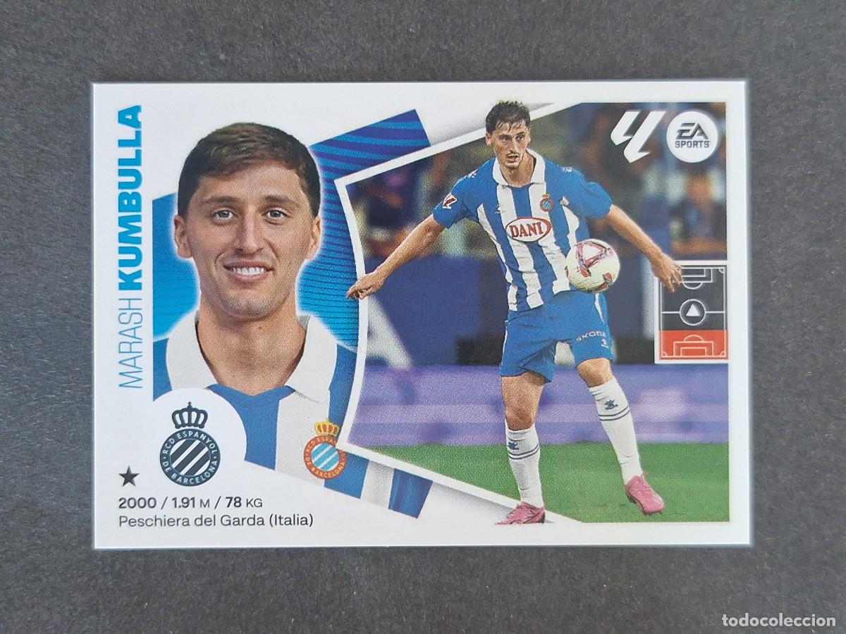 Figurine di Calcio: L4 KUMBULLA R. C. D. ESPA&Ntilde;OL FICHAJE 34 LIGA ESTE 2024 2025 24 25 NUNCA PEGADO SIN PEGAR