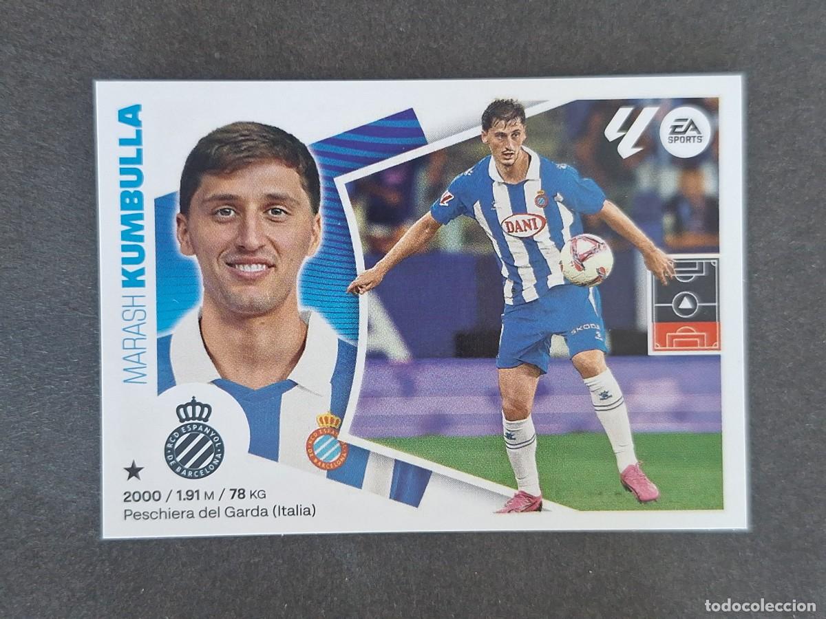 Figurine di Calcio: L4 KUMBULLA R. C. D. ESPA&Ntilde;OL FICHAJE 34 LIGA ESTE 2024 2025 24 25 NUNCA PEGADO SIN PEGAR