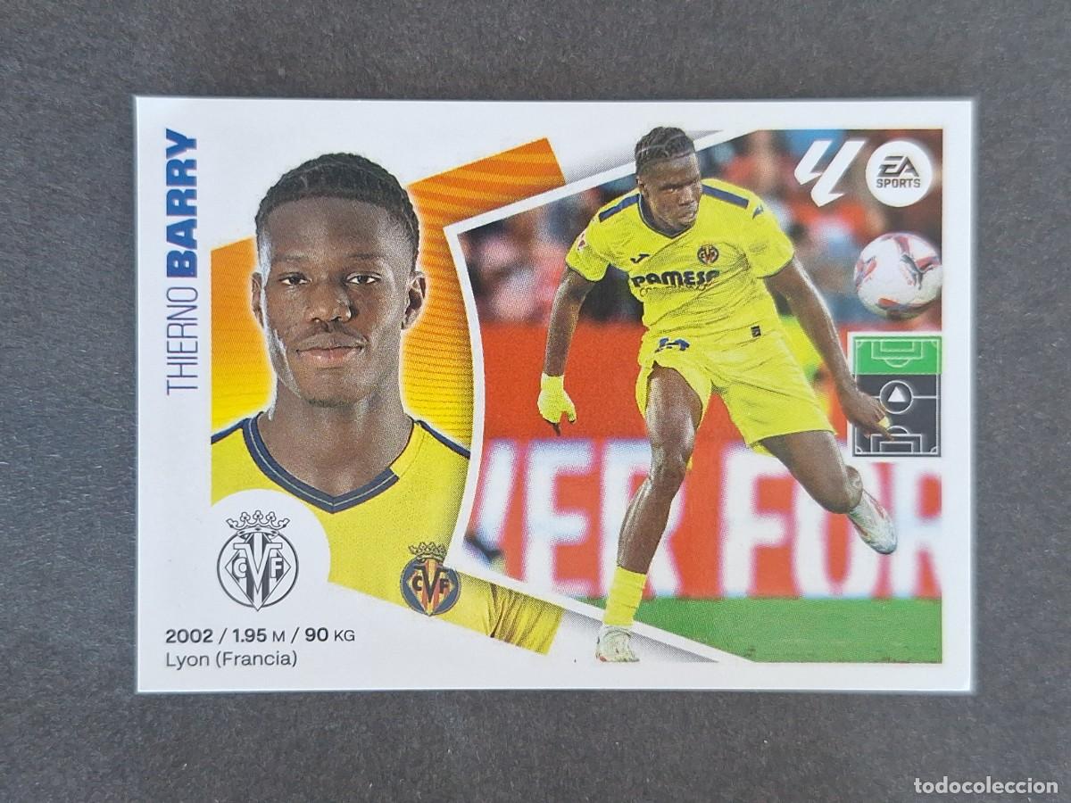 Cromos de f&uacute;tbol: L4 BARRY VILLARREAL C. F. FICHAJE 37 LIGA ESTE 2024 2025 24 25 NUNCA PEGADO SIN PEGAR