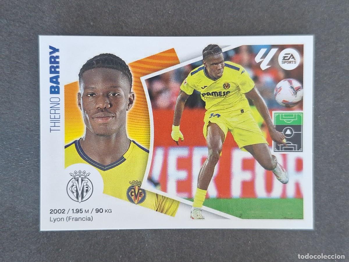 Cromos de f&uacute;tbol: L4 BARRY VILLARREAL C. F. FICHAJE 37 LIGA ESTE 2024 2025 24 25 NUNCA PEGADO SIN PEGAR