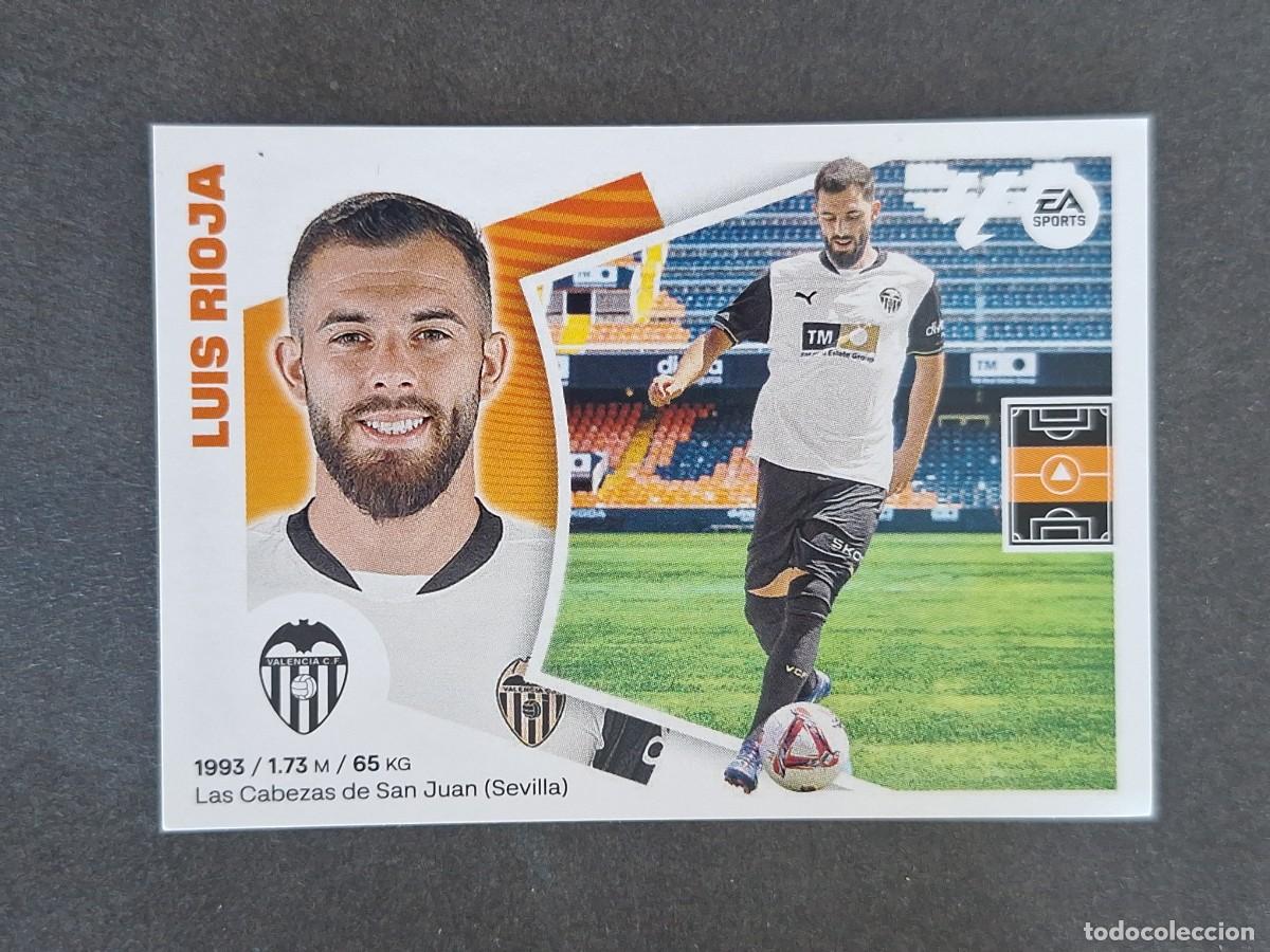 Cromos de f&uacute;tbol: L4 LUIS RIOJA VALENCIA C. F. FICHAJE 38 LIGA ESTE 2024 2025 24 25 NUNCA PEGADO SIN PEGAR