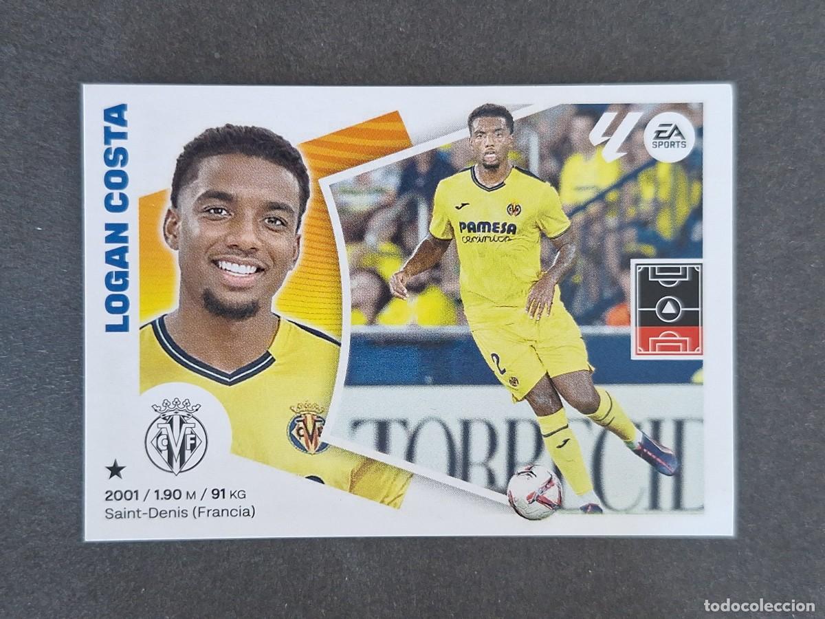 Cromos de f&uacute;tbol: L4 LOGAN COSTA VILLARREAL C. F. FICHAJE 41 LIGA ESTE 2024 2025 24 25 NUNCA PEGADO SIN PEGAR