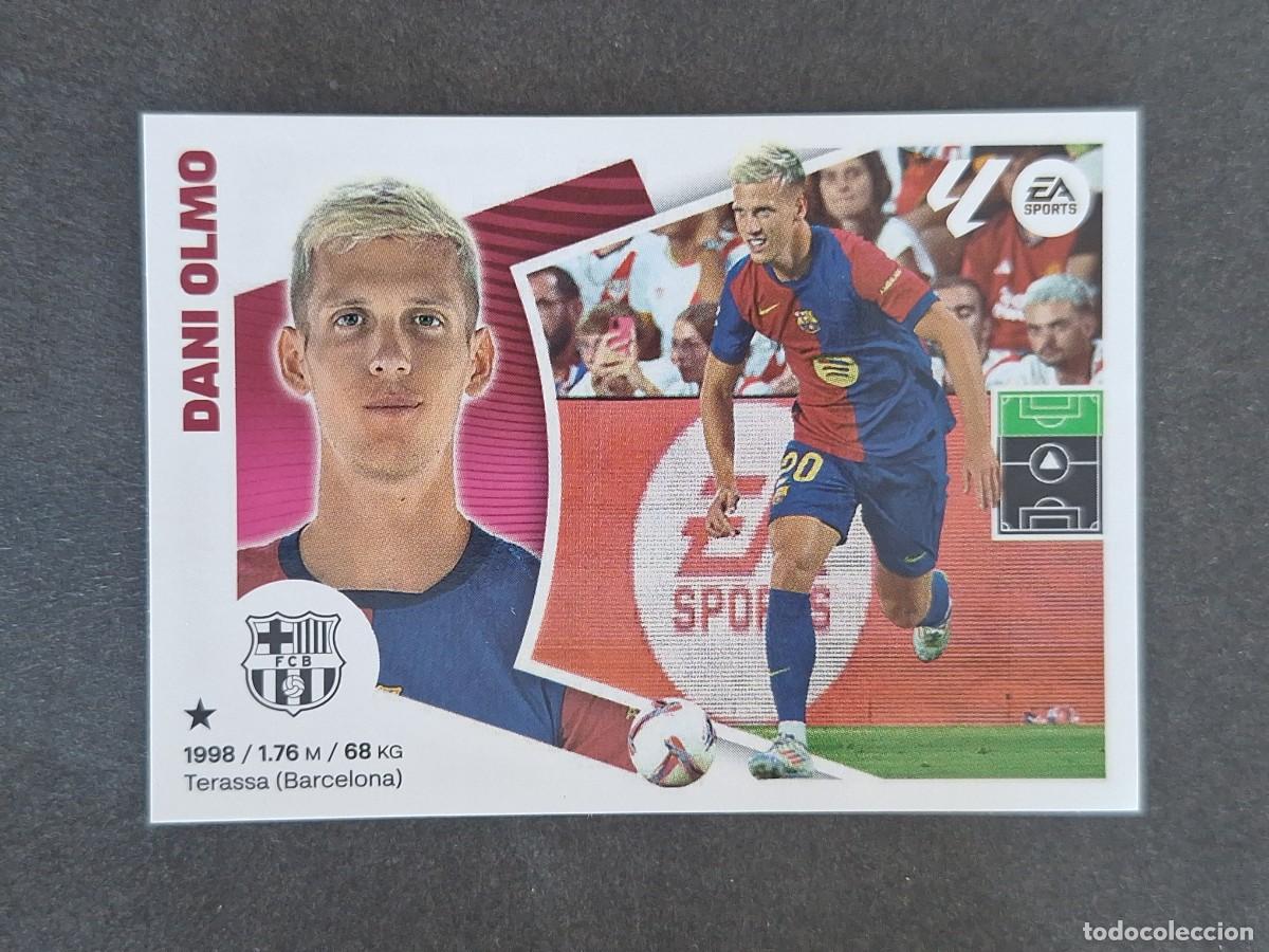 Cromos de f&uacute;tbol: L4 DANI OLMO F. C. BARCELONA FICHAJE 42 LIGA ESTE 2024 2025 24 25 NUNCA PEGADO SIN PEGAR