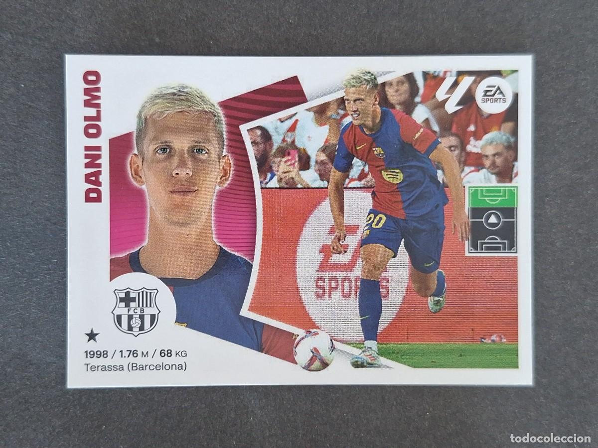 Cromos de f&uacute;tbol: L4 DANI OLMO F. C. BARCELONA FICHAJE 42 LIGA ESTE 2024 2025 24 25 NUNCA PEGADO SIN PEGAR