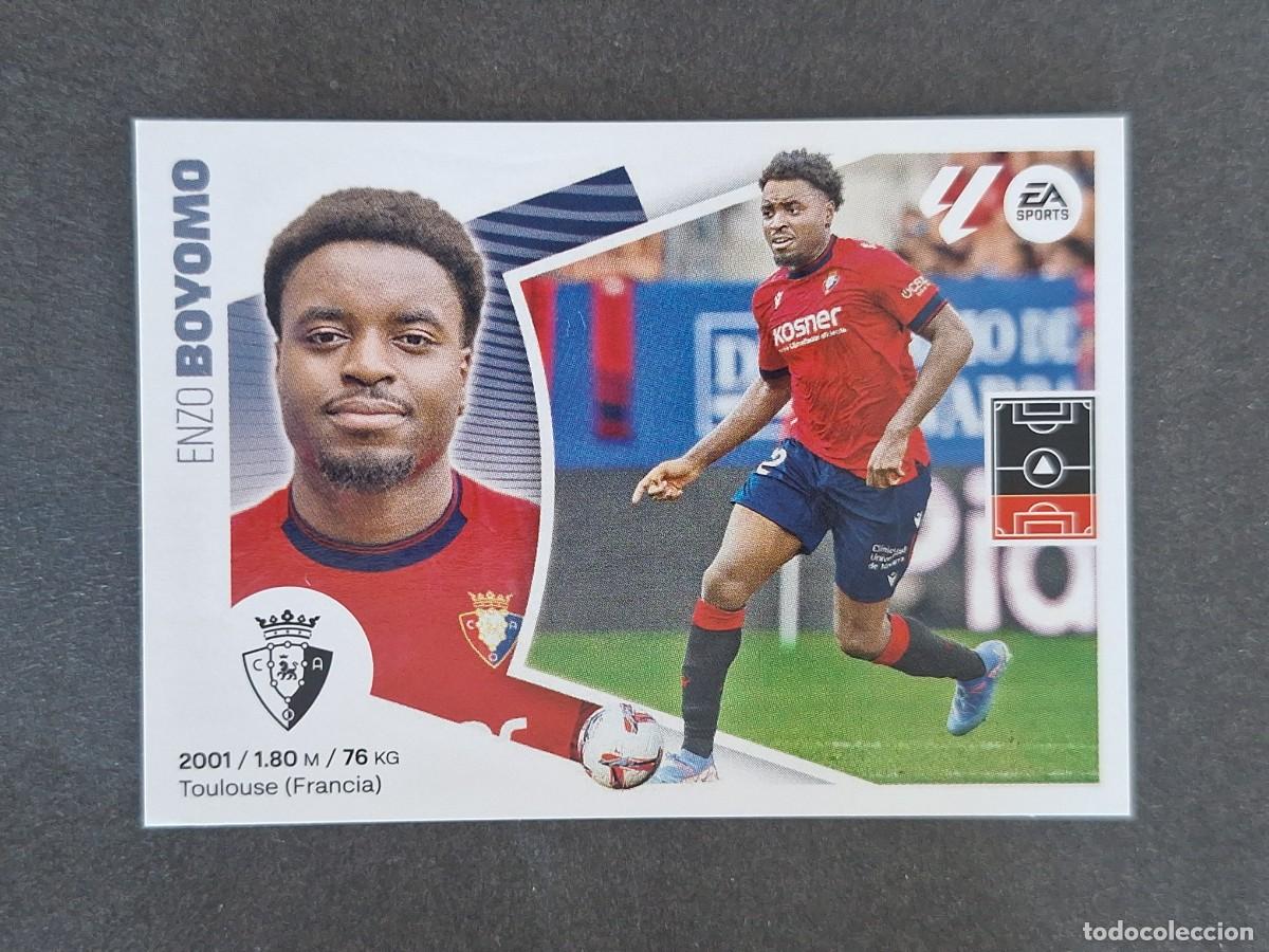 Cromos de f&uacute;tbol: L4 BOYOMO C. A. OSASUNA FICHAJE 48 LIGA ESTE 2024 2025 24 25 NUNCA PEGADO SIN PEGAR