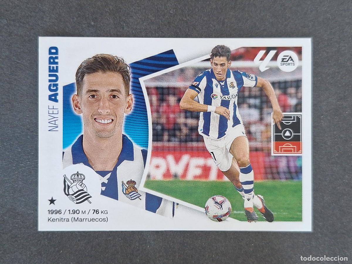 Cromos de f&uacute;tbol: L4 AGUERD REAL SOCIEDAD FICHAJE 54 LIGA ESTE 2024 2025 24 25 NUNCA PEGADO SIN PEGAR