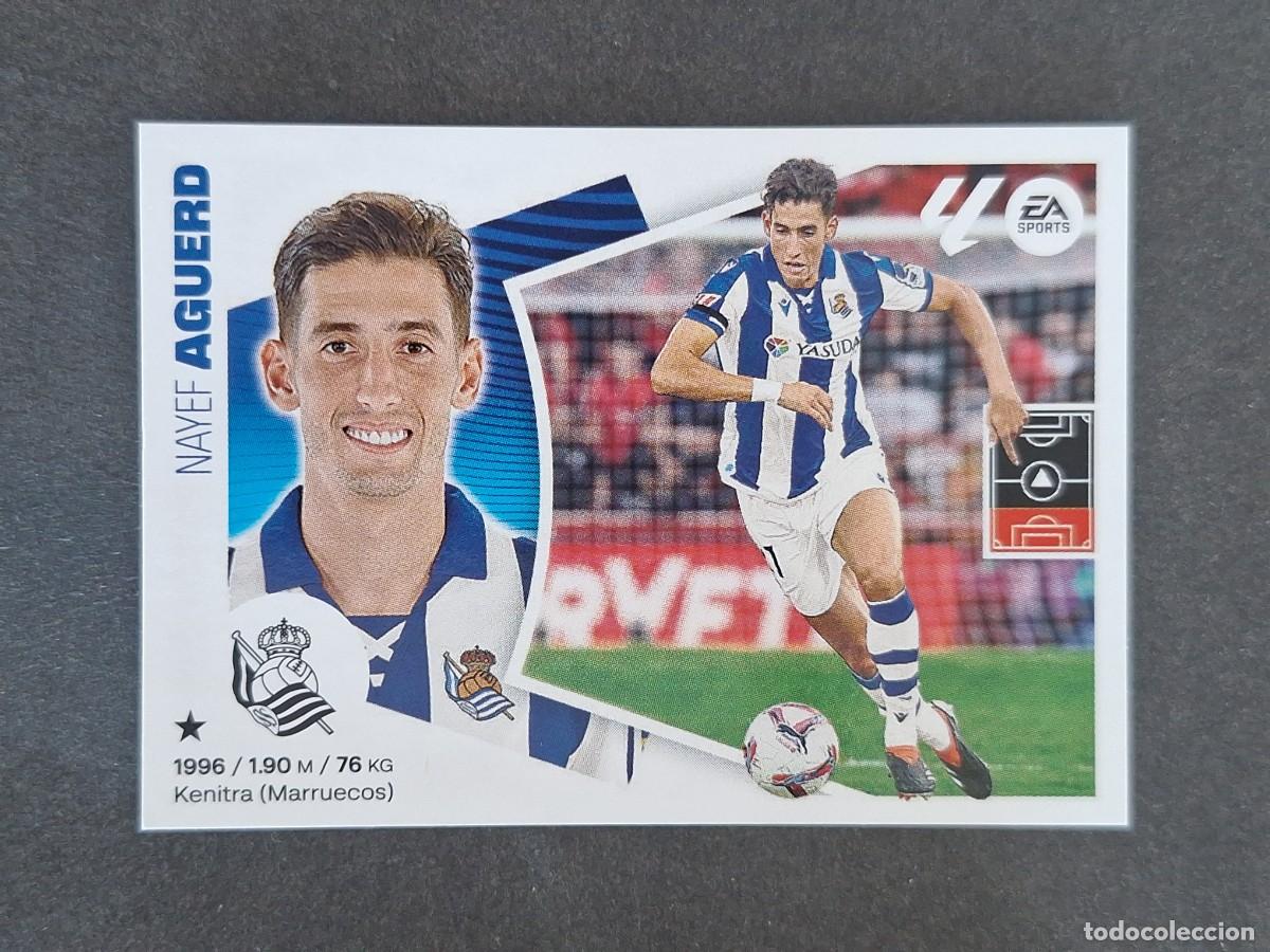 Cromos de f&uacute;tbol: L4 AGUERD REAL SOCIEDAD FICHAJE 54 LIGA ESTE 2024 2025 24 25 NUNCA PEGADO SIN PEGAR