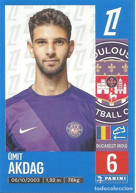 Cromos de f&uacute;tbol: Cromo n.&ordm; 493 - &Uuml;mit Akdag - Toulouse FC - Foot 2024 2025 - Ligue 1 McDonald's (Panini) - UNFP