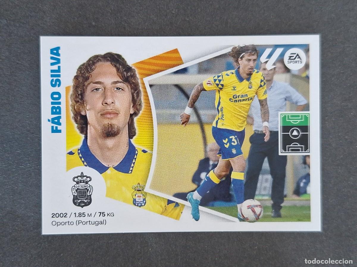 Cromos de f&uacute;tbol: L4 FABIO SILVA U. D. LAS PALMAS FICHAJE 55 LIGA ESTE 2024 2025 24 25 NUNCA PEGADO SIN PEGAR