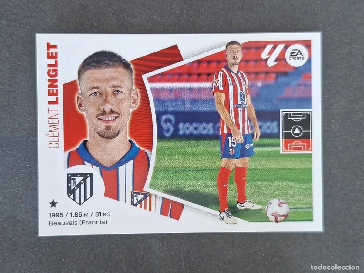 Cromos de f&uacute;tbol: L4 LENGLET ATLETICO DE MADRID FICHAJE 56 LIGA ESTE 2024 2025 24 25 NUNCA PEGADO SIN PEGAR