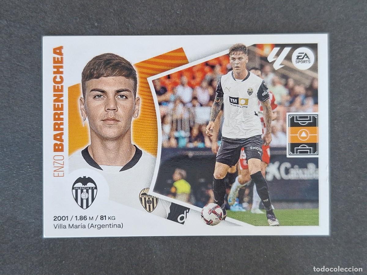 Cromos de f&uacute;tbol: L4 BARRENECHEA VALENCIA C. F. FICHAJE 59 LIGA ESTE 2024 2025 24 25 NUNCA PEGADO SIN PEGAR