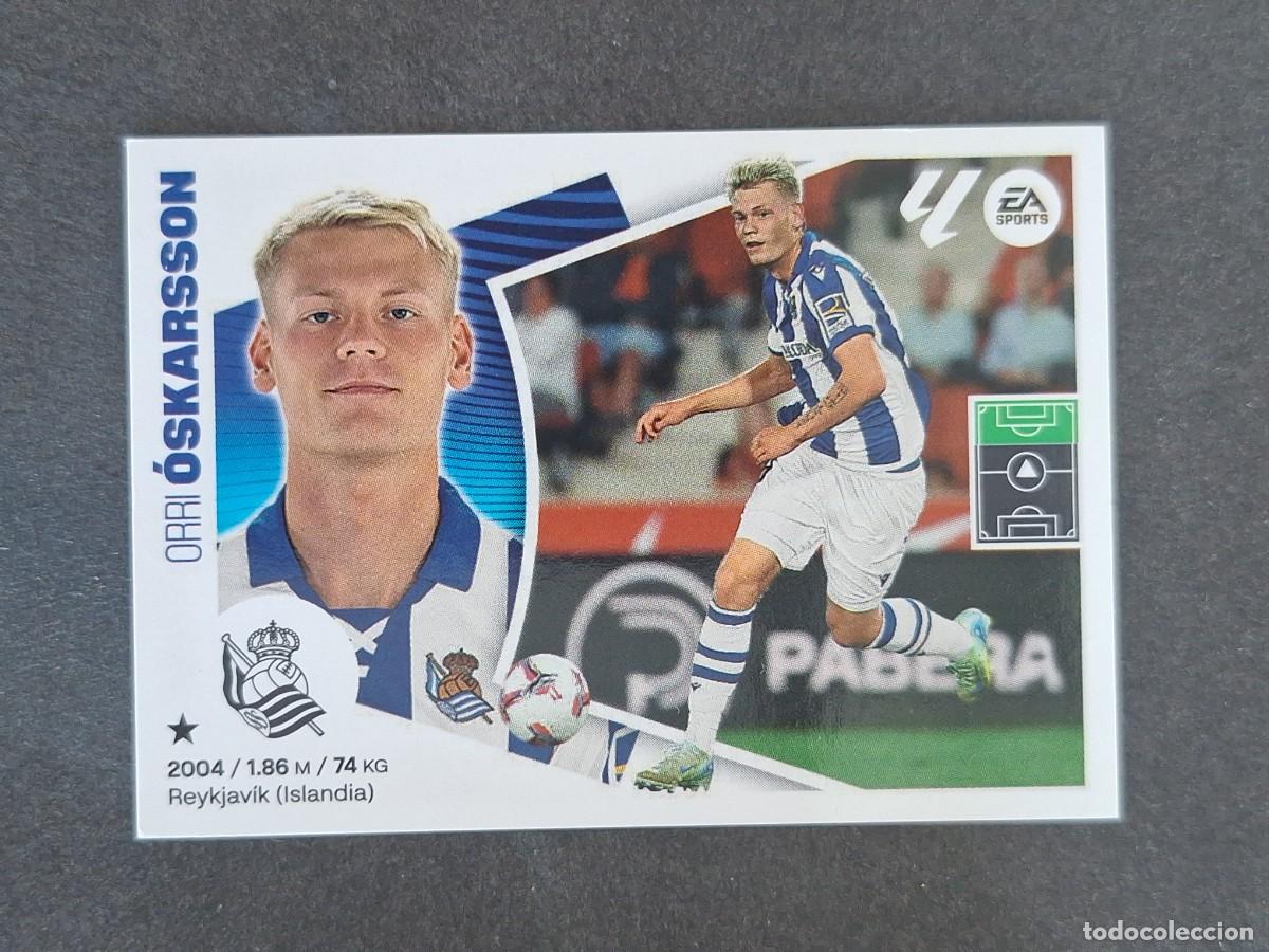 Cromos de f&uacute;tbol: L4 OSKARSSON REAL SOCIEDAD FICHAJE 61 LIGA ESTE 2024 2025 24 25 NUNCA PEGADO SIN PEGAR