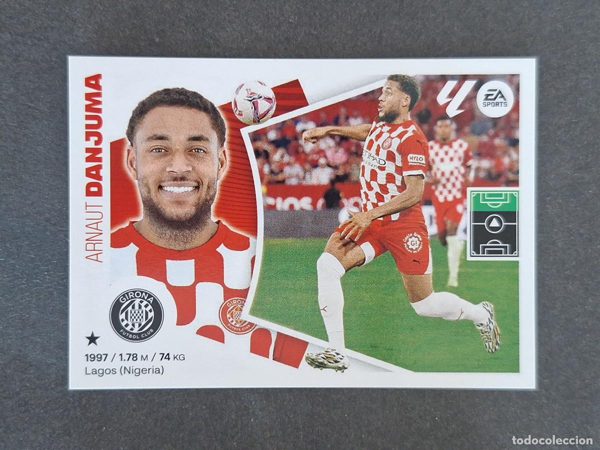 Cromos de f&uacute;tbol: L4 DANJUMA GIRONA F. C. FICHAJE 63 LIGA ESTE 2024 2025 24 25 NUNCA PEGADO SIN PEGAR