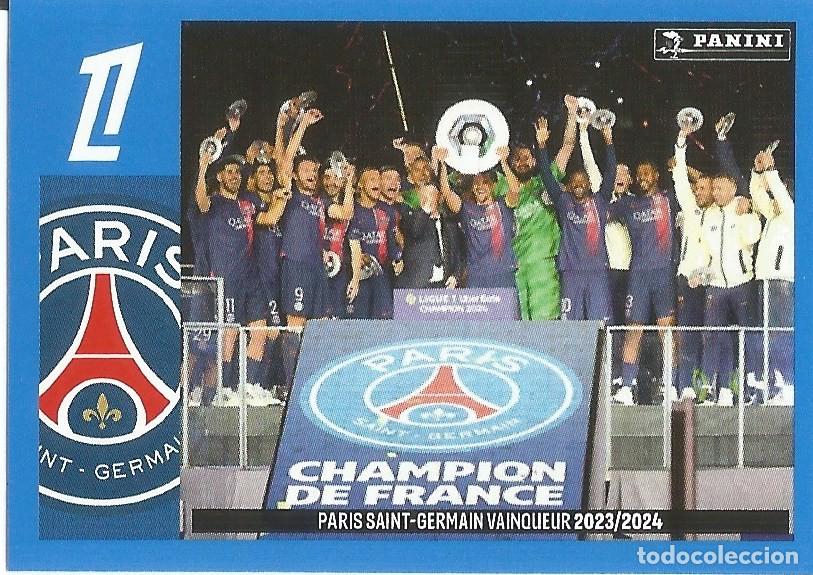 Cromos de f&uacute;tbol: Cromo n.&ordm; 522 - Paris Saint-Germain Vainqueur - Foot 2024 2025 - Ligue 1 McDonald's (Panini) - UNFP