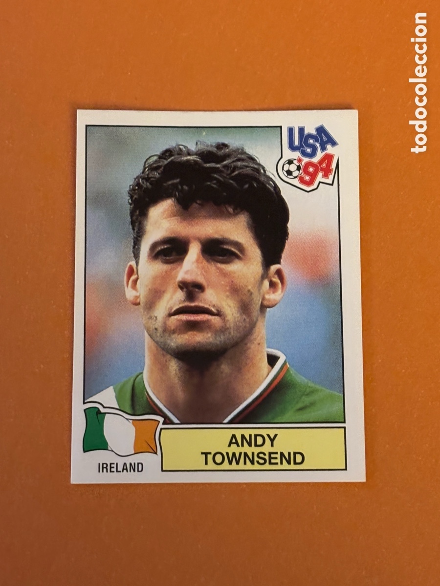 Cromos de f&uacute;tbol: 331 Andy Townsend Irlanda 94 MUNDIAL USA 1994 PANINI. Nunca pegado
