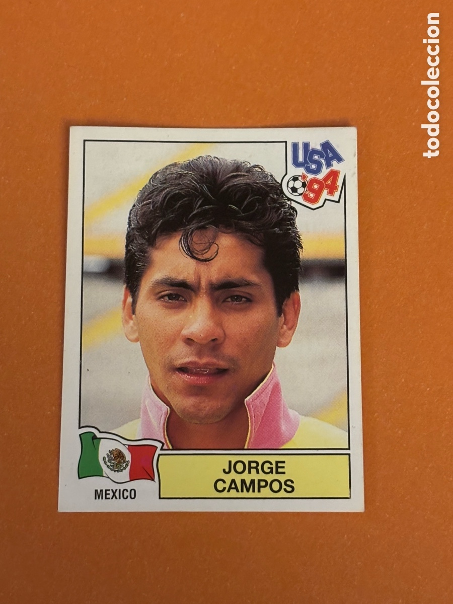 Cromos de f&uacute;tbol: 359 Jorge Campos Mexico 94 MUNDIAL USA 1994 PANINI. Nunca pegado