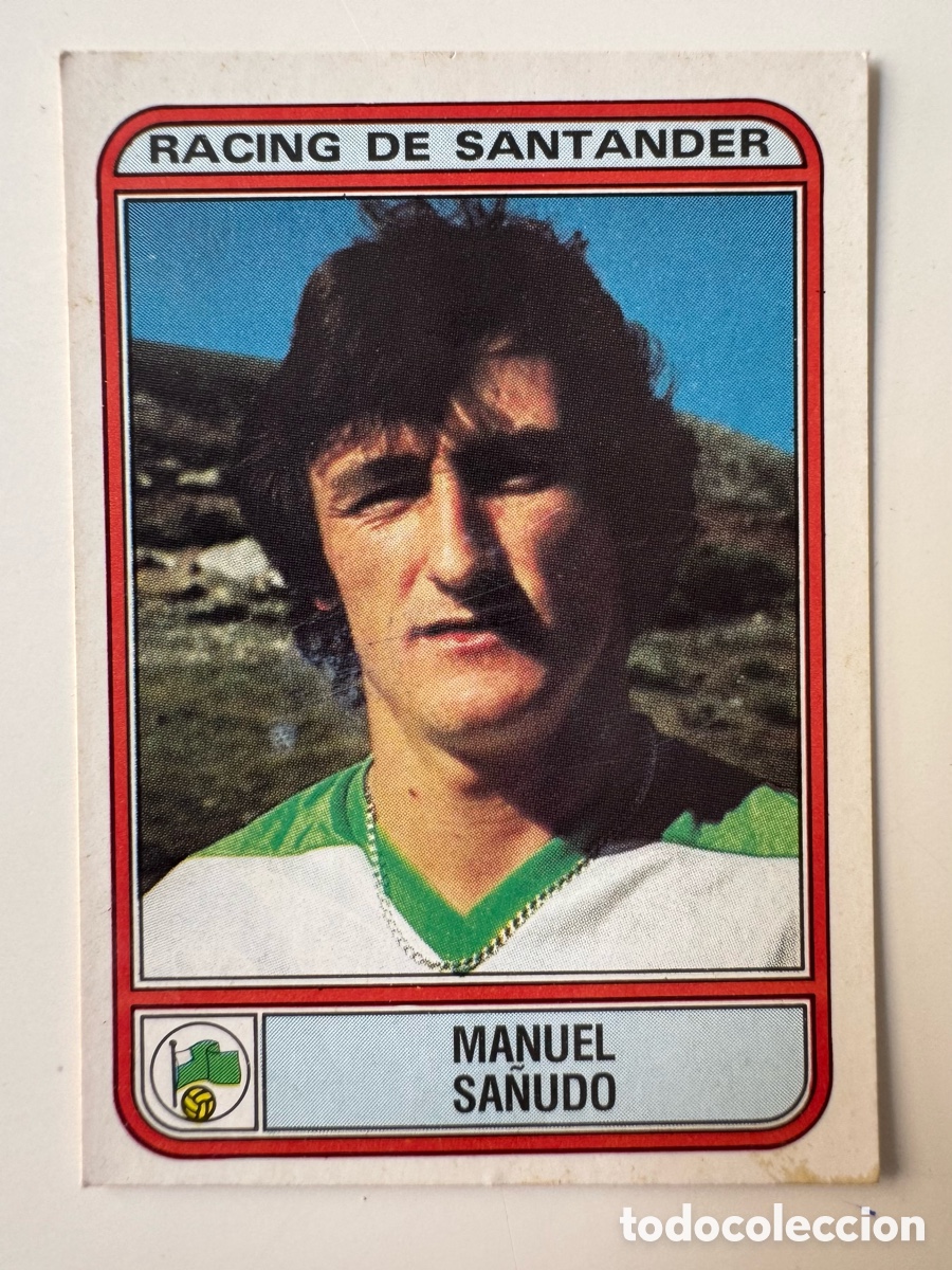 Cromos de f&uacute;tbol: Figurine Panini Futbol 81 - 82 1981 1982 Racing de Santander &ndash; N&ordm; 247 &ndash; MANUEL SANUDO