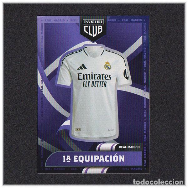 Cromos de f&uacute;tbol: PANINI CLUB 2024 2025 24 25 REAL MADRID EQUIPACI&Oacute;N CAMISETA 2 ALBUM LIGA COLECCI&Oacute;N OFICIAL F&Uacute;TBOL