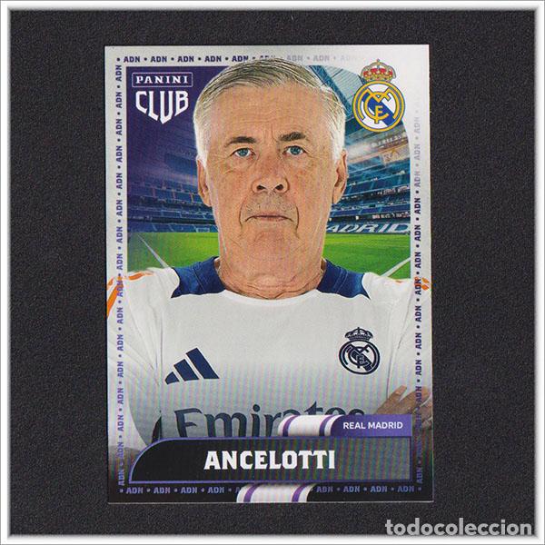 Cromos de f&uacute;tbol: PANINI CLUB 2024 2025 24 25 REAL MADRID ANCELOTTI 8 ALBUM LIGA COLECCI&Oacute;N OFICIAL F&Uacute;TBOL