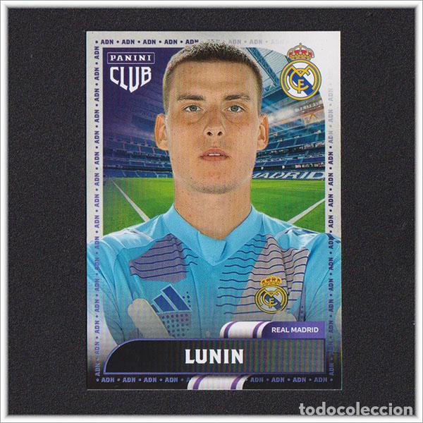 Cromos de f&uacute;tbol: PANINI CLUB 2024 2025 24 25 REAL MADRID LUNIN 10 ALBUM LIGA COLECCI&Oacute;N OFICIAL F&Uacute;TBOL