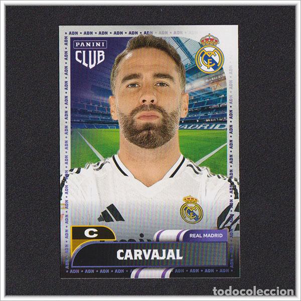 Cromos de f&uacute;tbol: PANINI CLUB 2024 2025 24 25 REAL MADRID CARVAJAL 11 ALBUM LIGA COLECCI&Oacute;N OFICIAL F&Uacute;TBOL