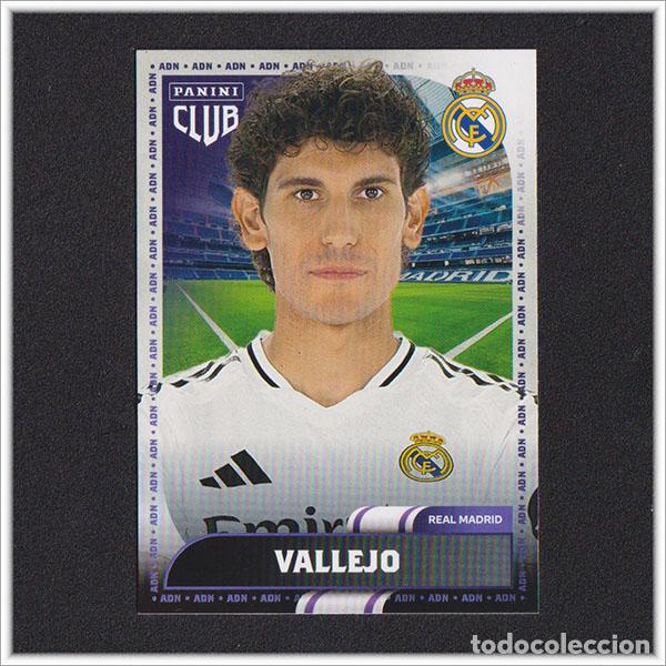 Cromos de f&uacute;tbol: PANINI CLUB 2024 2025 24 25 REAL MADRID JES&Uacute;S VALLEJO 16 ALBUM LIGA COLECCI&Oacute;N OFICIAL F&Uacute;TBOL