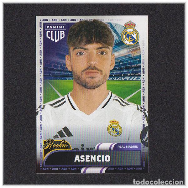 Cromos de f&uacute;tbol: PANINI CLUB 2024 2025 24 25 REAL MADRID ASENCIO 17 ALBUM LIGA COLECCI&Oacute;N OFICIAL F&Uacute;TBOL