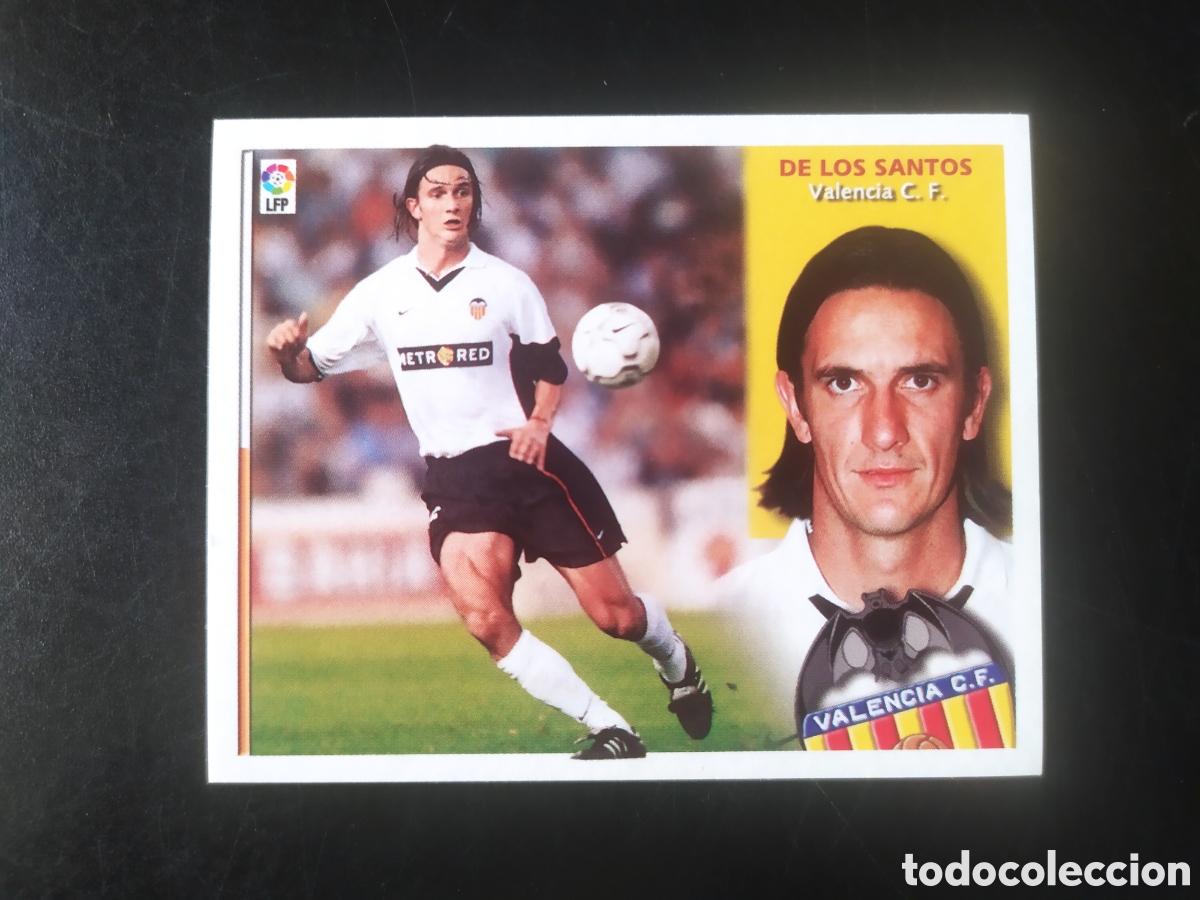 Cromos de f&uacute;tbol: Liga este 2002 2003 02 03 panini De los Santos Valencia