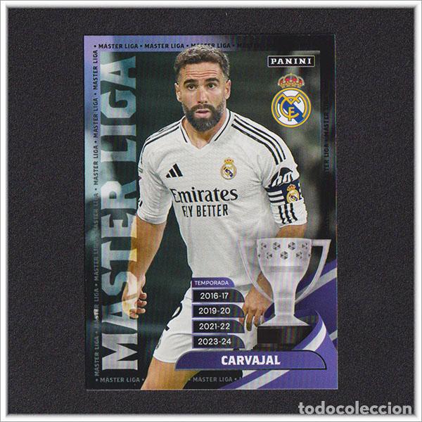 Cromos de f&uacute;tbol: PANINI CLUB 2024 2025 24 25 REAL MADRID CARVAJAL 32 MASTER LIGA ALBUM COLECCI&Oacute;N OFICIAL F&Uacute;TBOL