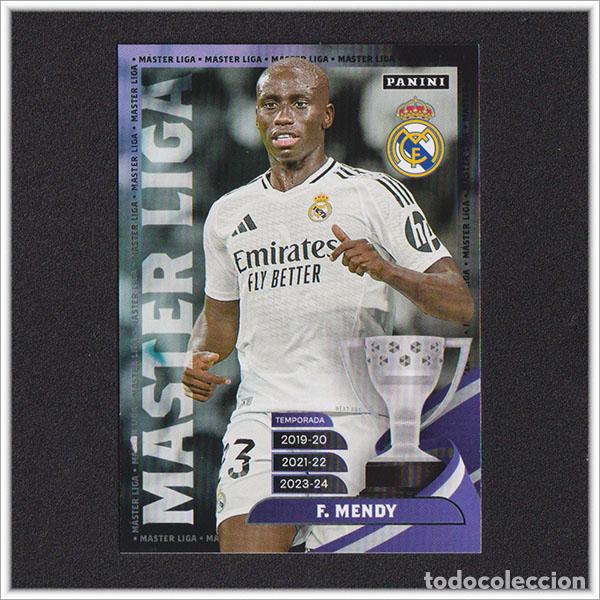 Cromos de f&uacute;tbol: PANINI CLUB 2024 2025 24 25 REAL MADRID MENDY 37 MASTER LIGA ALBUM COLECCI&Oacute;N OFICIAL F&Uacute;TBOL