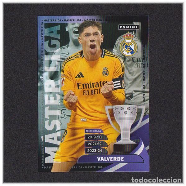 Cromos de f&uacute;tbol: PANINI CLUB 2024 2025 24 25 REAL MADRID FEDE VALVERDE 38 MASTER LIGA ALBUM COLECCI&Oacute;N OFICIAL F&Uacute;TBOL