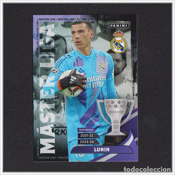 Cromos de f&uacute;tbol: PANINI CLUB 2024 2025 24 25 REAL MADRID LUNIN 41 MASTER LIGA ALBUM COLECCI&Oacute;N OFICIAL F&Uacute;TBOL